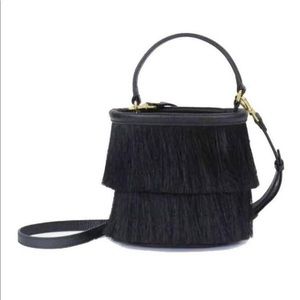 Neely & Chloe horse hair evening bucket bag